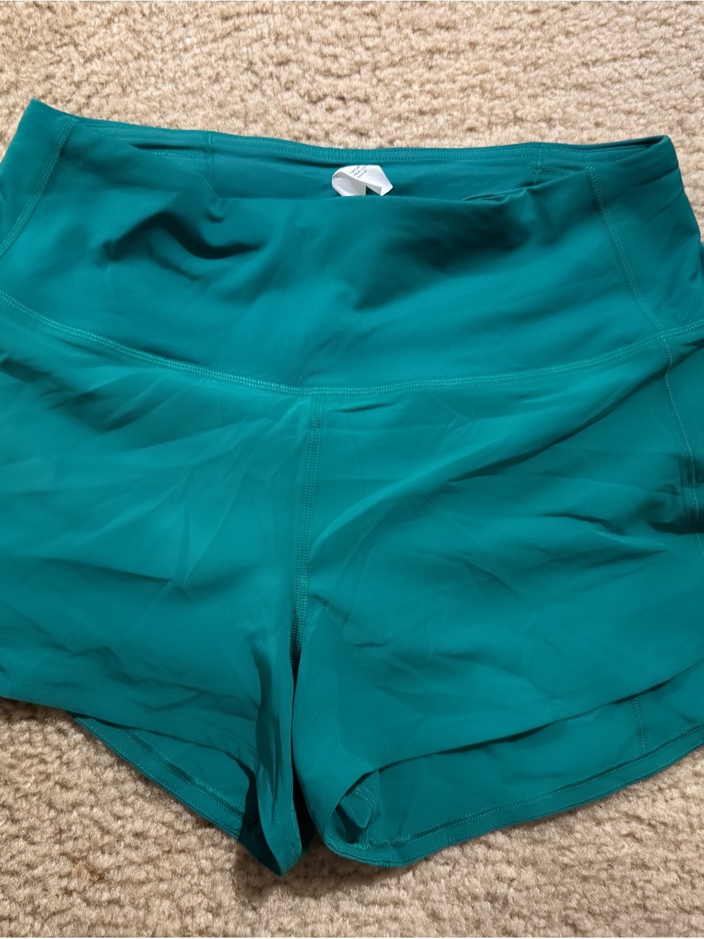 Women's Lululemon Teal Active Shorts - Lightweight Performance